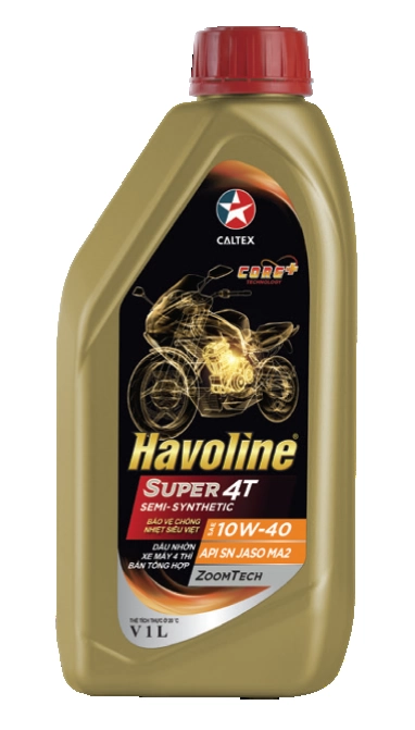 Havoline® Super 4T Semi-Synthetic SAE 10W-40